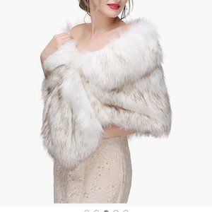 Decahome Faux Fur Shawl